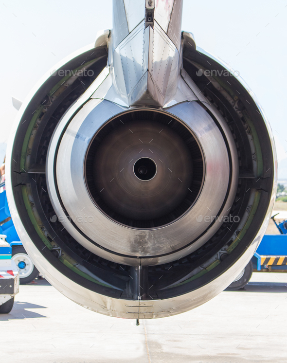 airplane engine exhaust Stock Photo by Ancapital PhotoDune